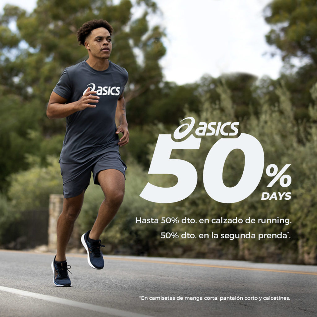 Promoción Asics 50% days